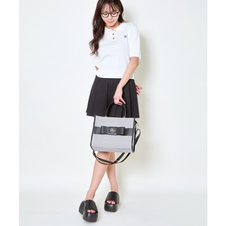 エリツキ刺繍半袖ニットプルオーバー | GORGE  | 詳細画像8 