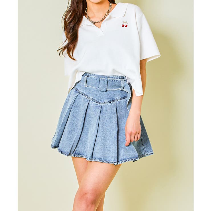 チェリー刺繍スキッパーニットプルオーバー | GORGE  | 詳細画像7 