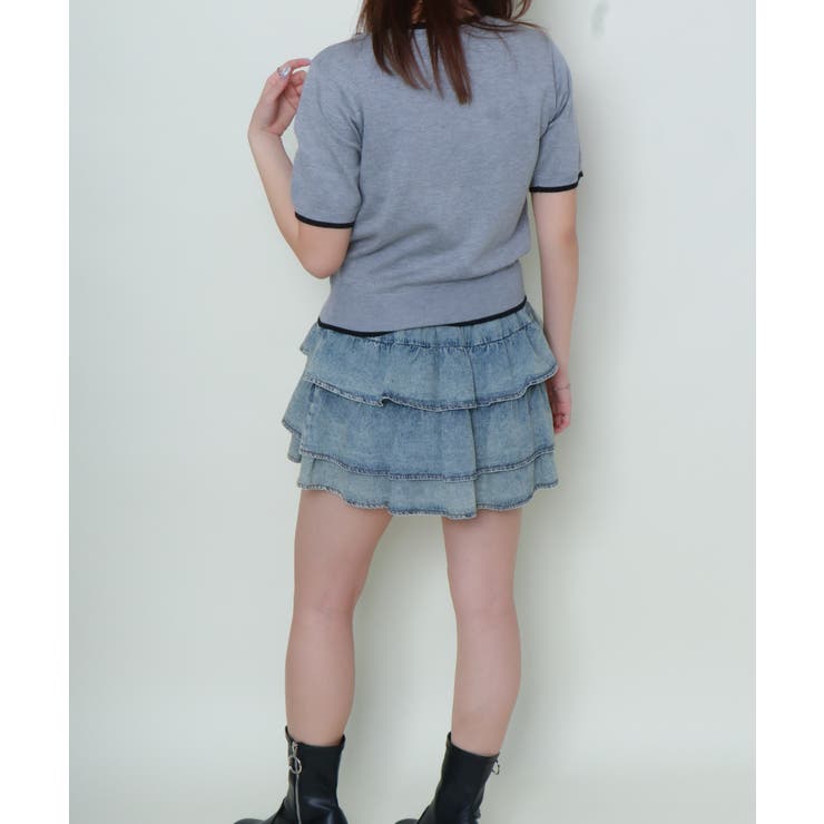 シシュウブルドッグ半袖ニットプルオーバー | GORGE  | 詳細画像4 