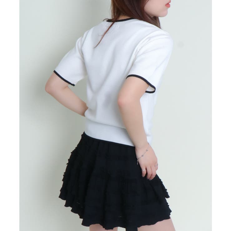 シシュウブルドッグ半袖ニットプルオーバー | GORGE  | 詳細画像11 