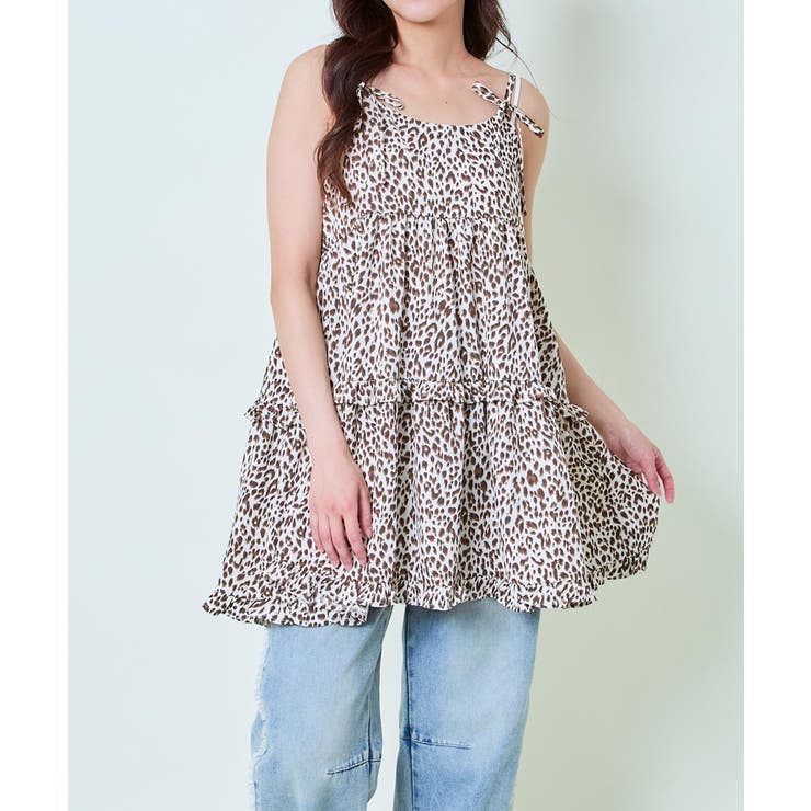 《ふんわり揺れティアード》チュニックワンピース／レイヤード上手に◎	 | GORGE  | 詳細画像1 