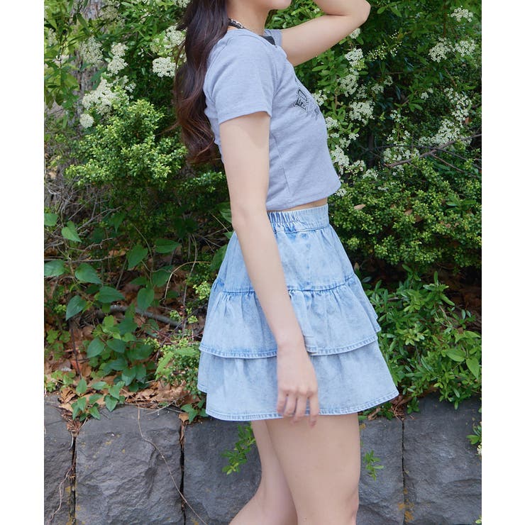 レイヤードテレコ半袖トップス | GORGE  | 詳細画像6 