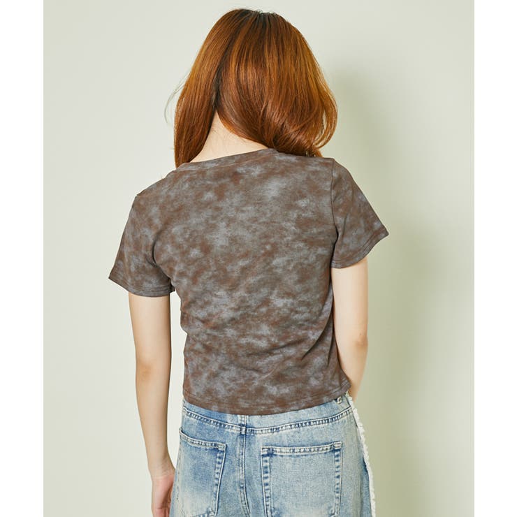 《スタッズ×ロゴアート》ムラ感Tシャツ／エモ映えモード	 | GORGE  | 詳細画像3 