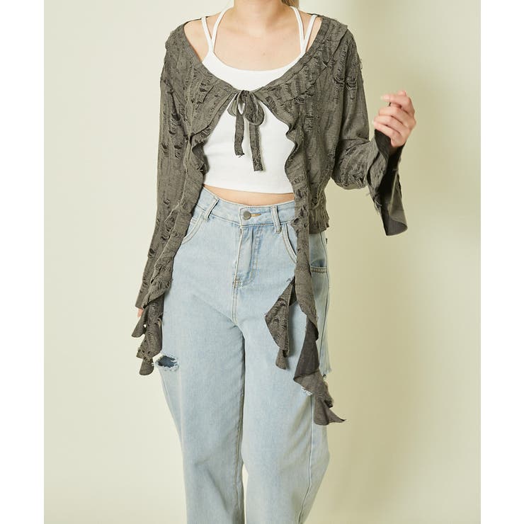 レディース カーディガン クロップド丈 | GORGE  | 詳細画像6 