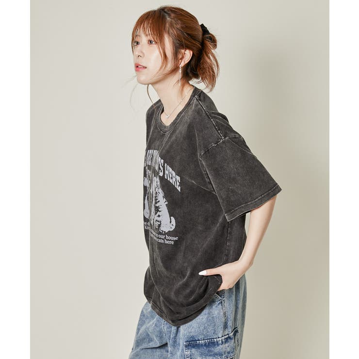 《ピグメント加工×ルーズ感》ヴィンテージ風Tシャツ | GORGE  | 詳細画像3 