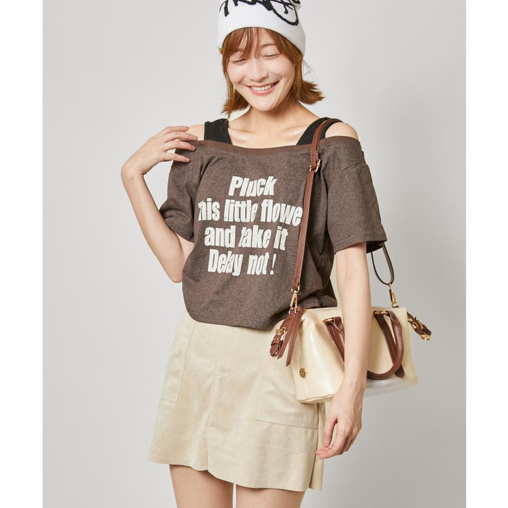 レディース 半袖Ｔシャツ リブタンクドッキング | GORGE  | 詳細画像1 