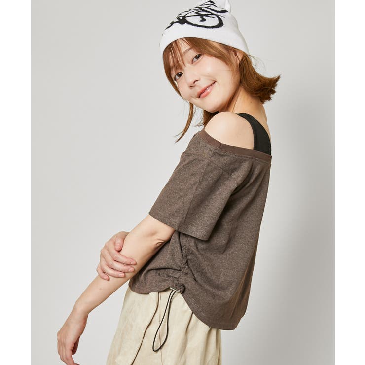 レディース 半袖Ｔシャツ リブタンクドッキング | GORGE  | 詳細画像2 