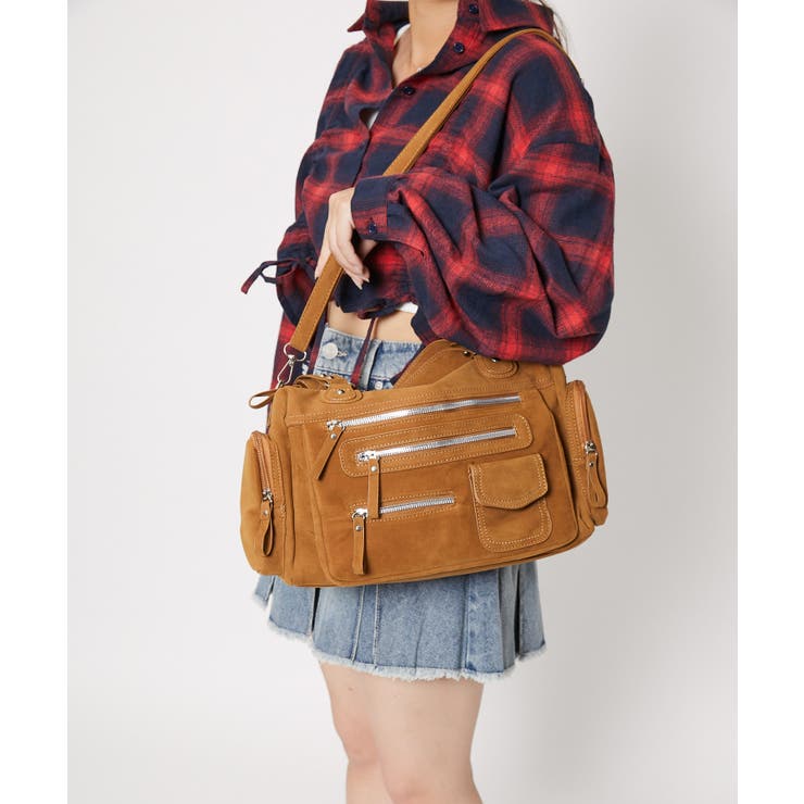 大容量×多収納◎》ショルダー＆ハンド 2WAY 多ポケット トート