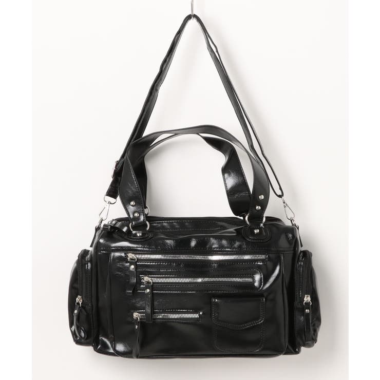 大容量×多収納◎》ショルダー＆ハンド 2WAY 多ポケット トート