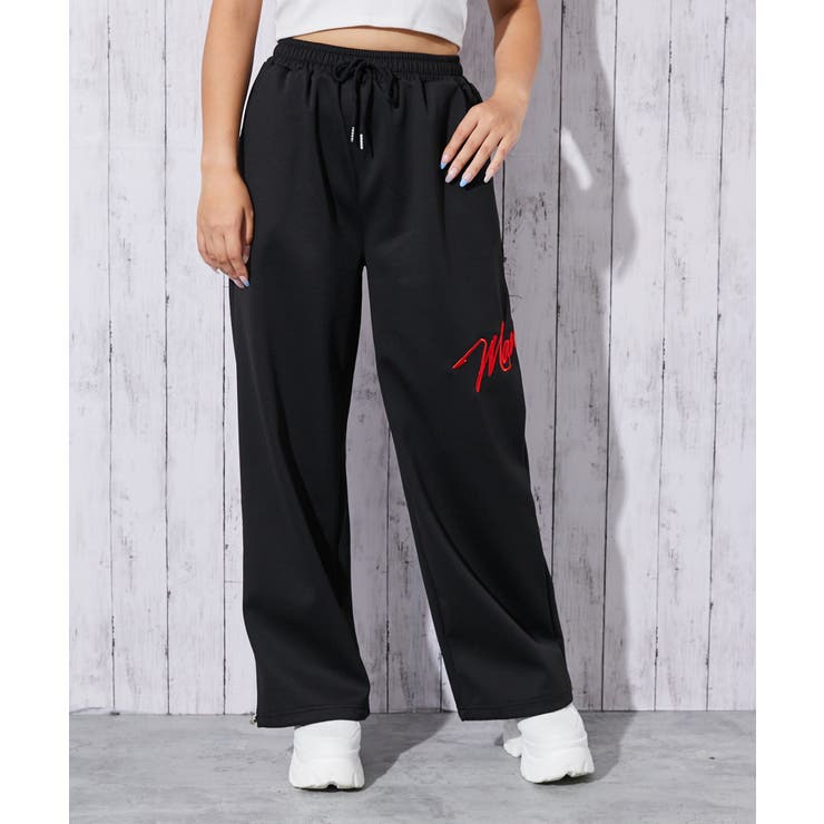 PGロゴ刺繍入りスリムフィットパンツ　レディース 楽天市場】アンクル丈花刺繍パンツ レディース ボトムス 大人の