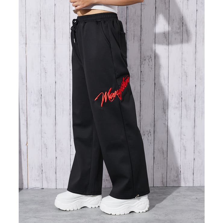 レディース ハリ感スウェットパンツ 楽ちん美脚[品番：GORW0010472