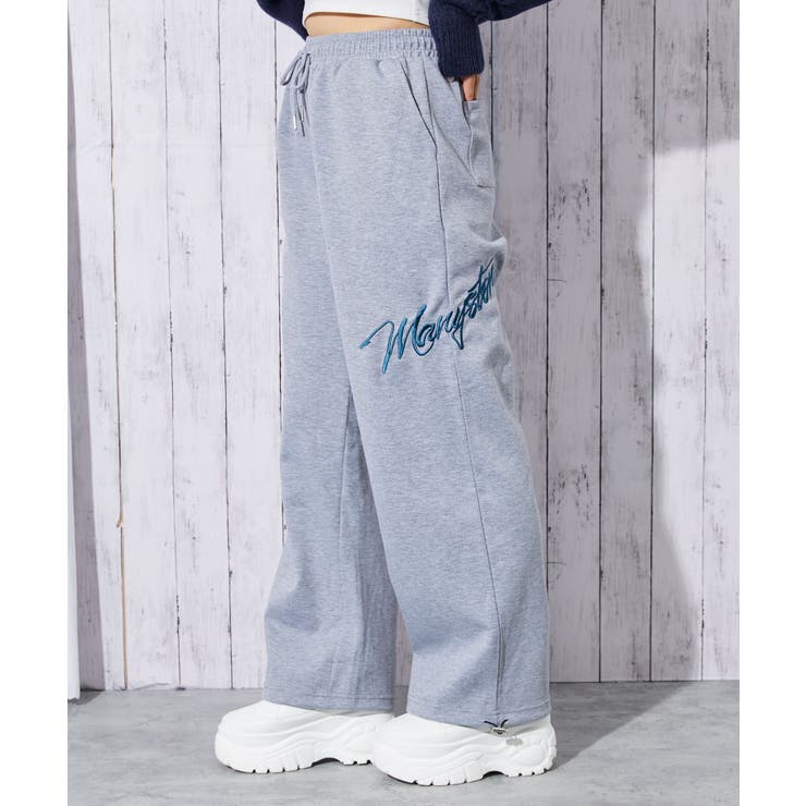 レディース ハリ感スウェットパンツ 楽ちん美脚[品番：GORW0010472