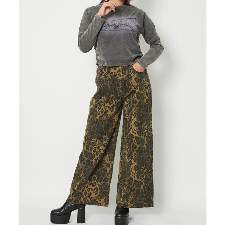 《ピグメント×サイドギャザー》レディース ロングＴシャツ 長袖 | GORGE  | 詳細画像2 