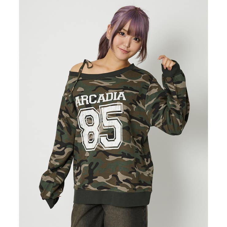 《ワンショル風シルエット》レディース 裏毛 スウェット | GORGE  | 詳細画像1 