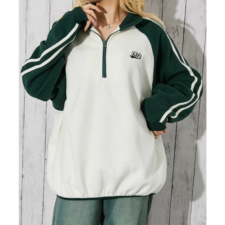 グリーン | レディース フリースプルオーバー スポーティー | GORGE 