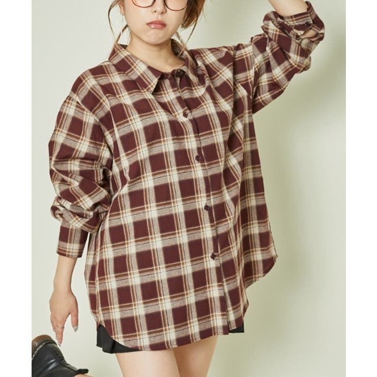 《ゆるっと3WAY》チェックシャツ／こなれアレンジ自在 | GORGE  | 詳細画像10 