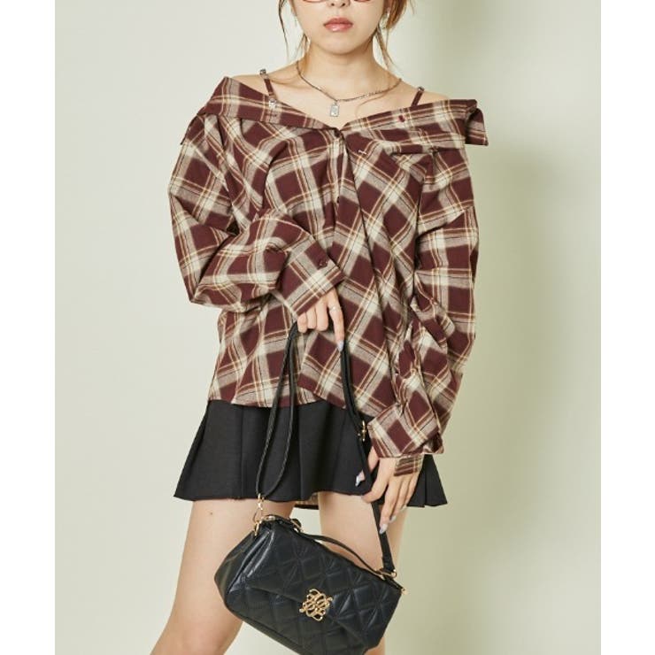 《ゆるっと3WAY》チェックシャツ／こなれアレンジ自在 | GORGE  | 詳細画像12 