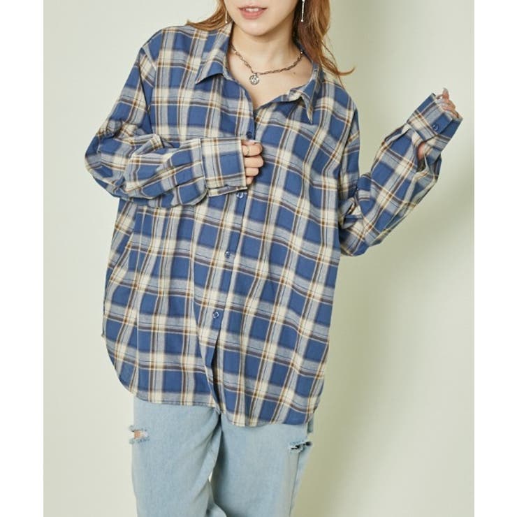 《ゆるっと3WAY》チェックシャツ／こなれアレンジ自在 | GORGE  | 詳細画像15 