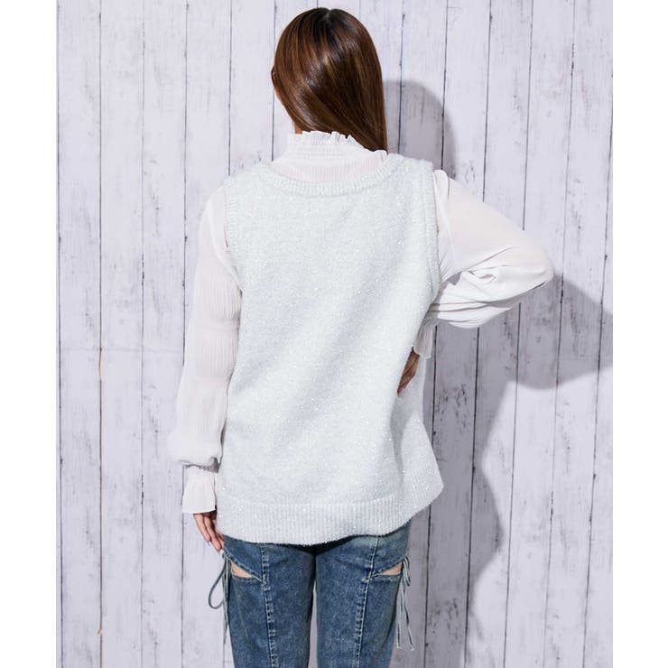 レディース ニットベスト ノースリーブ | GORGE  | 詳細画像4 