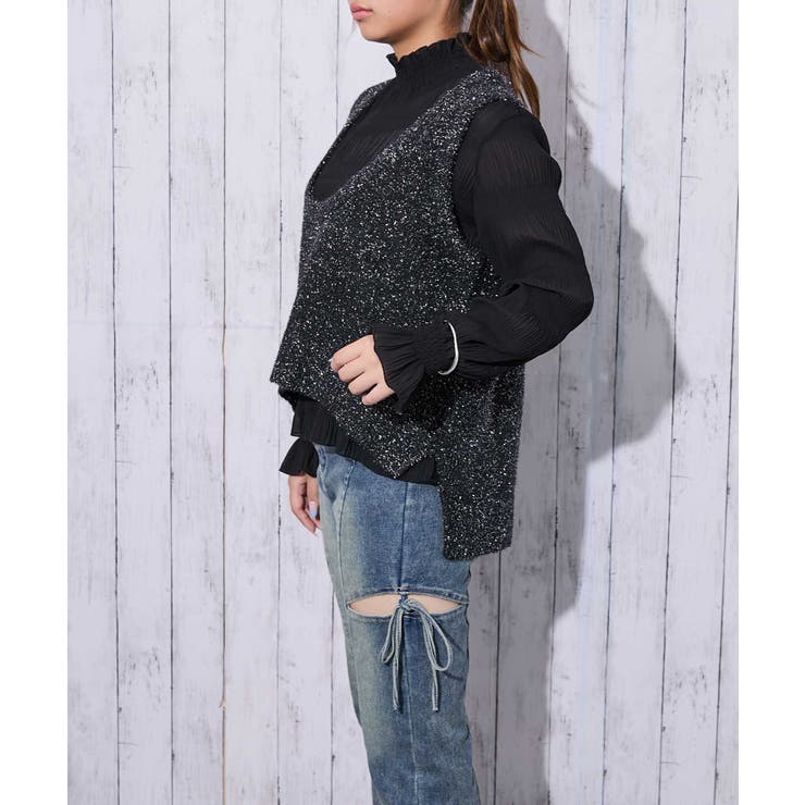 レディース ニットベスト ノースリーブ | GORGE  | 詳細画像6 