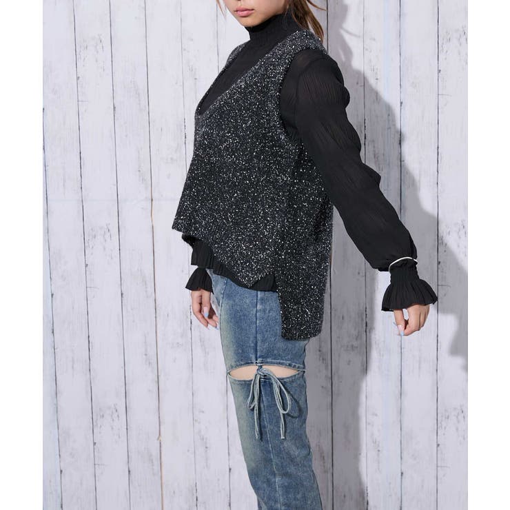 レディース ニットベスト ノースリーブ | GORGE  | 詳細画像7 