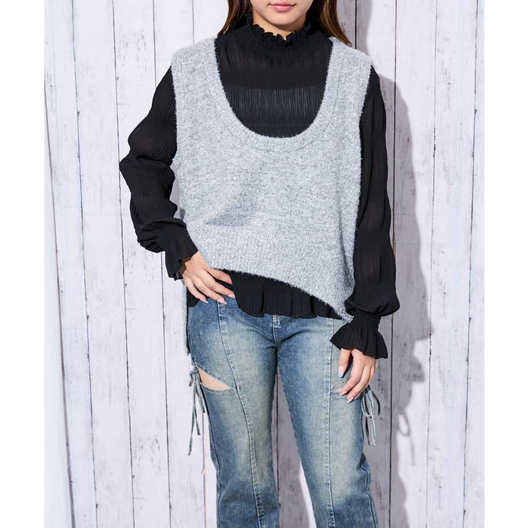 レディース ニットベスト ノースリーブ | GORGE  | 詳細画像9 