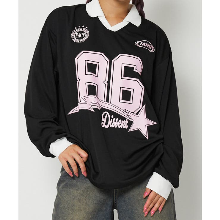 ブラック | レディース ナンバーロゴ プルオーバー | GORGE 