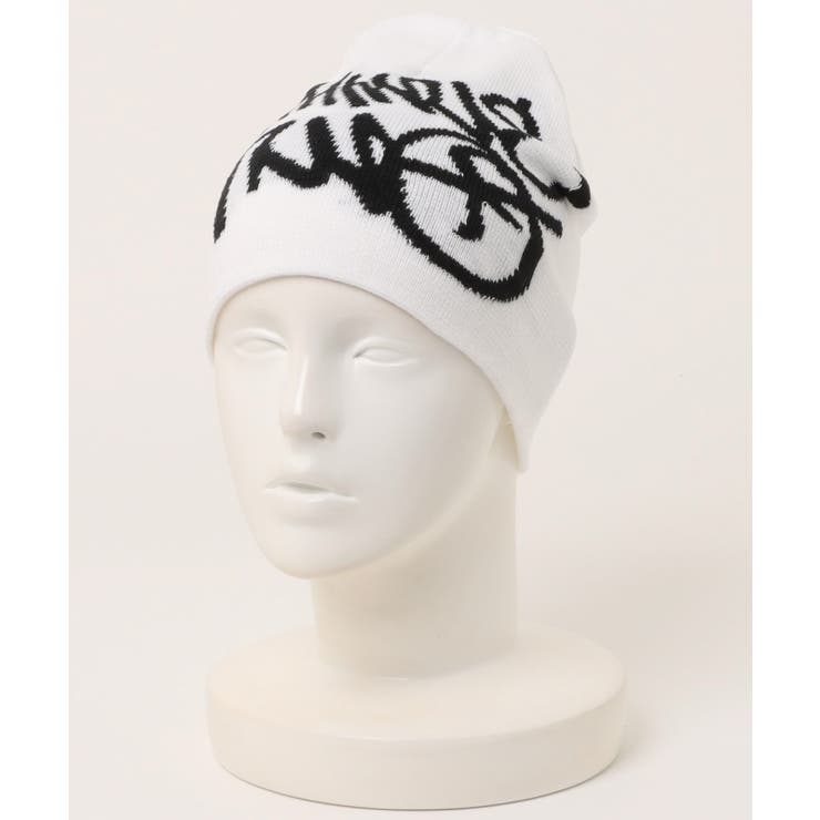 ストリートロゴ×ユニセックス》ボーイビーニー ニット帽 ストリート系