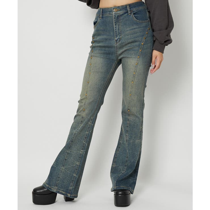 オーバーダイ | レディース フレアデニム ストレッチ | GORGE