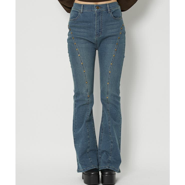 レディース フレアデニム ストレッチ | GORGE  | 詳細画像8