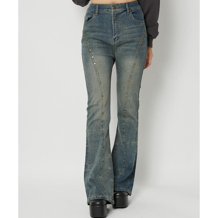 レディース フレアデニム ストレッチ | GORGE  | 詳細画像4