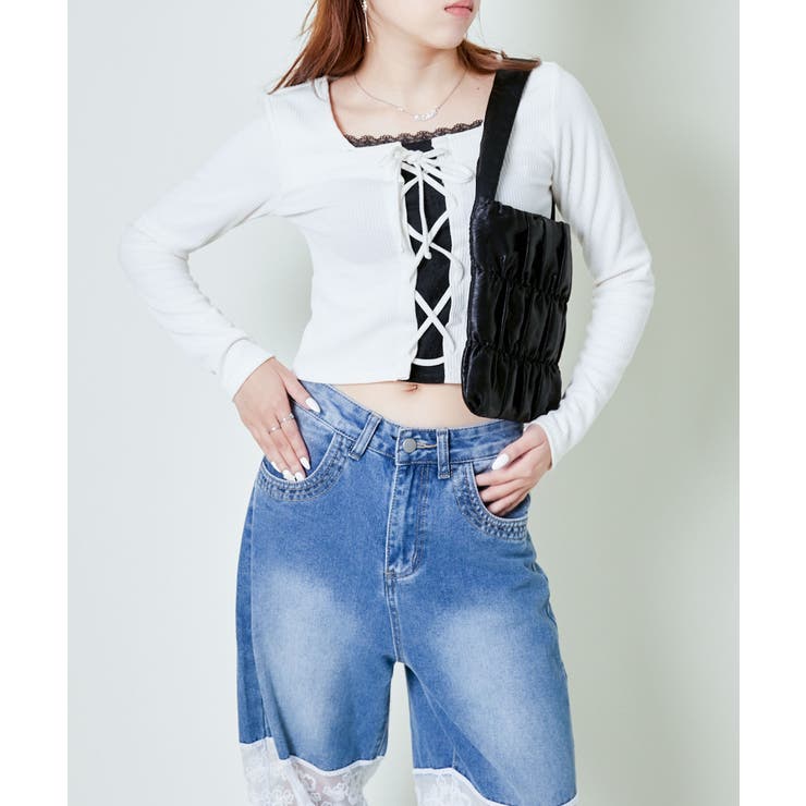 《シャーリング×立体フォルム》レディース ミニトートバッグ 軽量 春夏秋冬 | GORGE  | 詳細画像4 