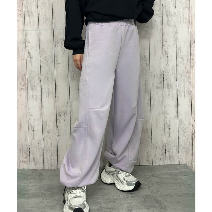 《裾ドロスト×ゆるストレート》レディース スウェットパンツ カーブシルエット | GORGE  | 詳細画像21 