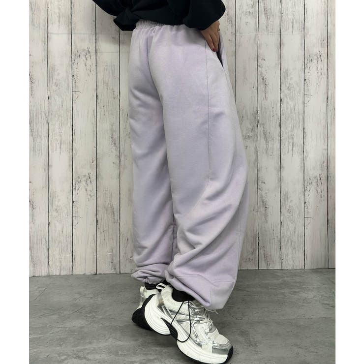 《裾ドロスト×ゆるストレート》レディース スウェットパンツ カーブシルエット | GORGE  | 詳細画像23 