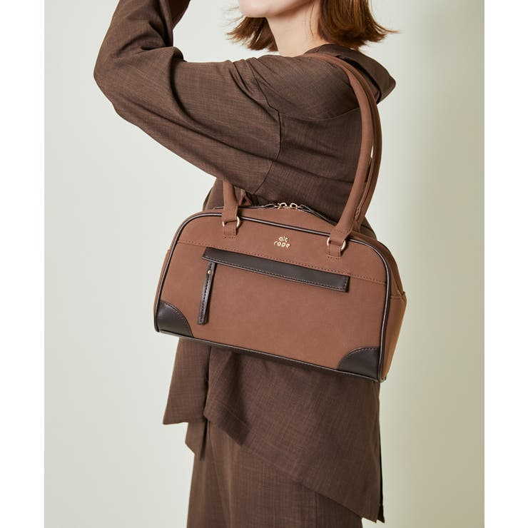 ブラウン | レディース ボストン型 2WAYショルダーバッグ | GORGE 