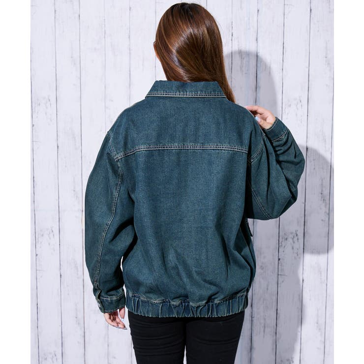 レディース デニムブルゾン ジャケット | GORGE  | 詳細画像4 