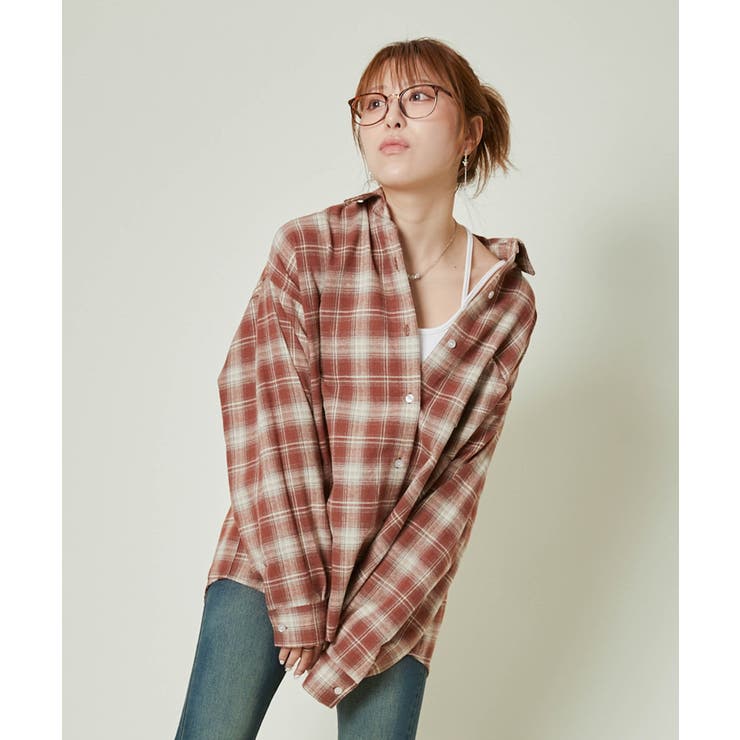 レディース チェックシャツ ビッグシルエット | GORGE  | 詳細画像10 