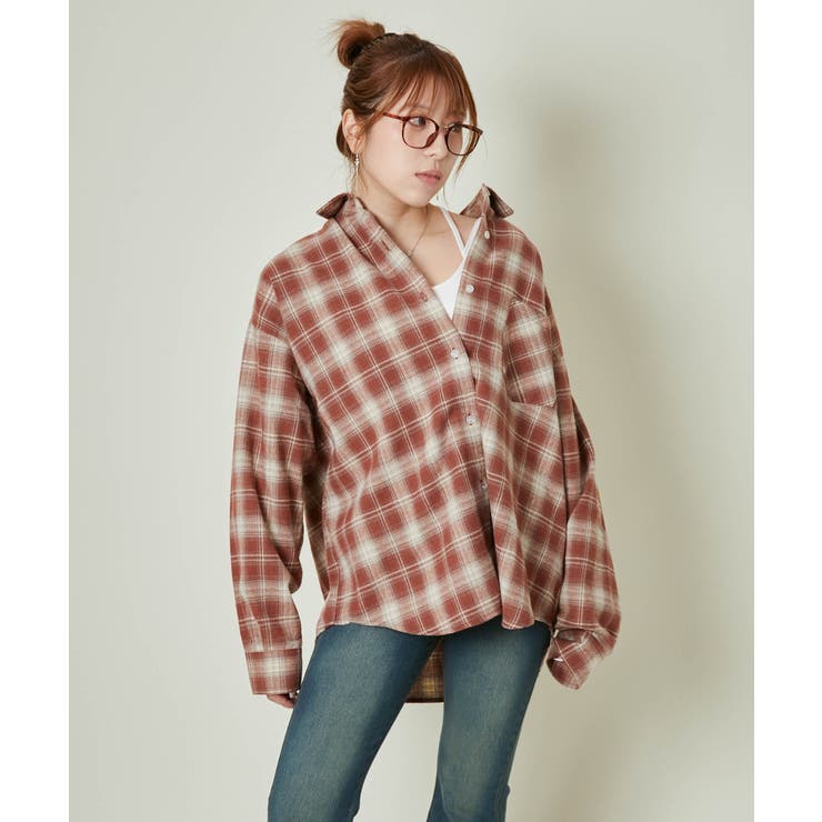 レディース チェックシャツ ビッグシルエット | GORGE  | 詳細画像11 