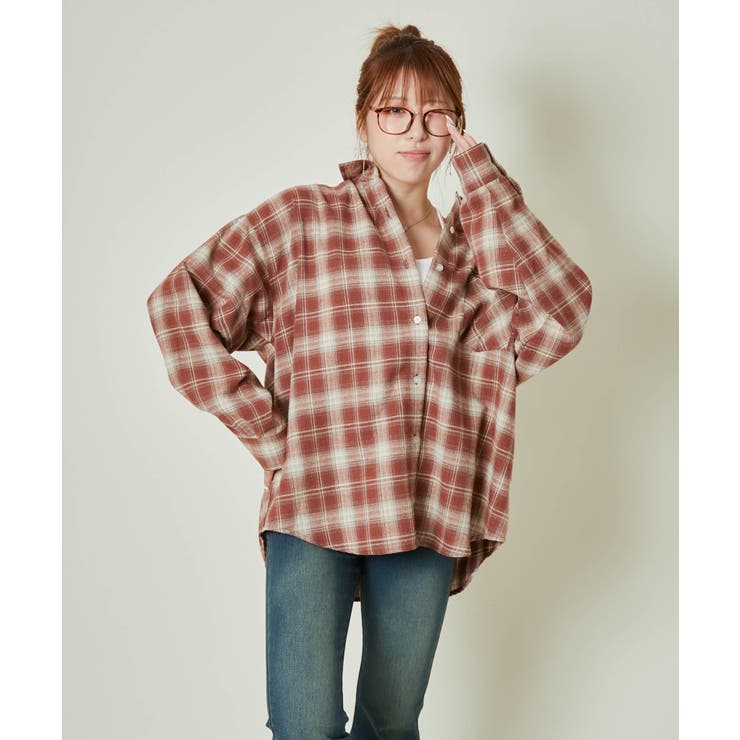 レディース チェックシャツ ビッグシルエット | GORGE  | 詳細画像12 