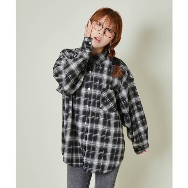 レディース チェックシャツ ビッグシルエット | GORGE  | 詳細画像14 