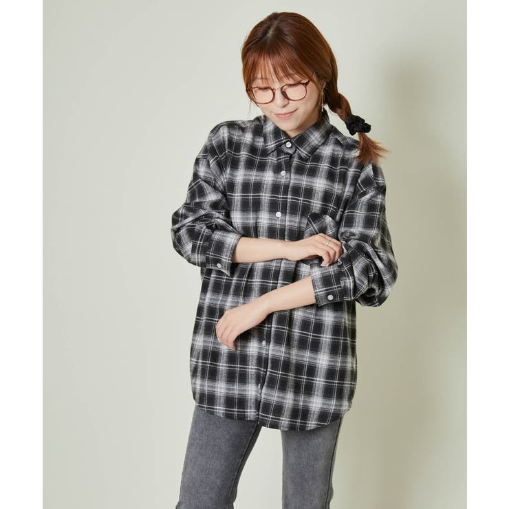 レディース チェックシャツ ビッグシルエット | GORGE  | 詳細画像16 