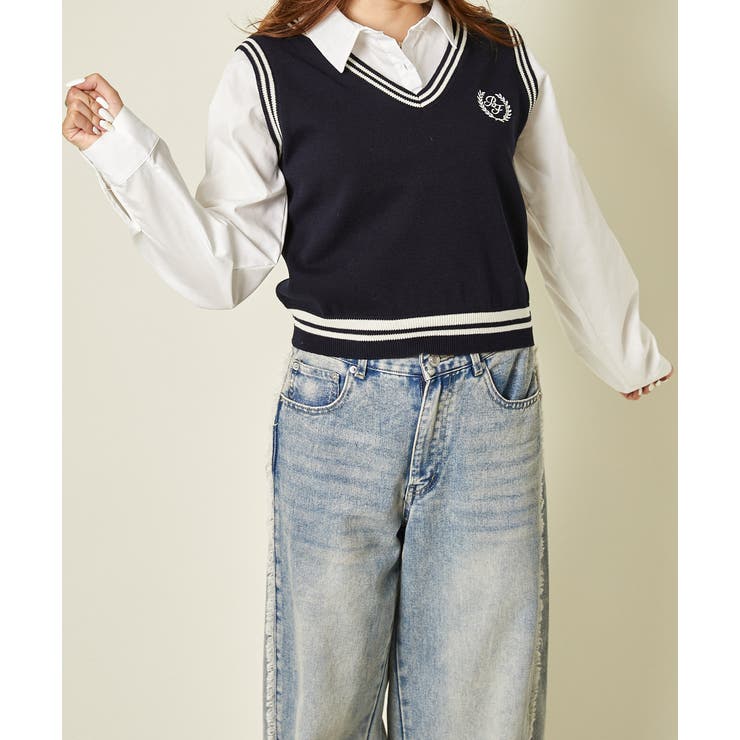 レディース シャツドッキングトップス 長袖 | GORGE  | 詳細画像6 