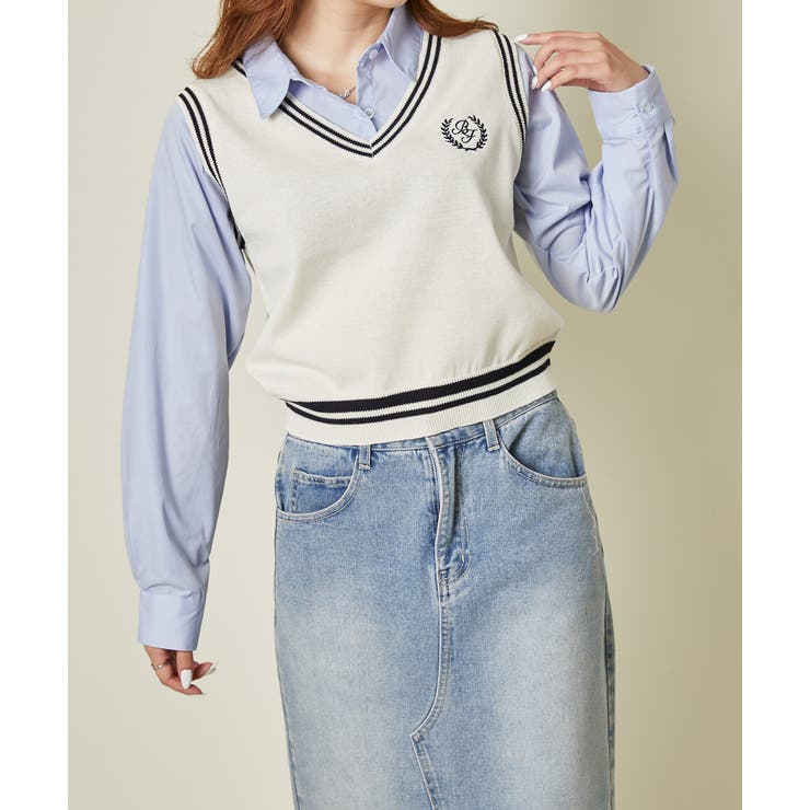 レディース シャツドッキングトップス 長袖 | GORGE  | 詳細画像4 