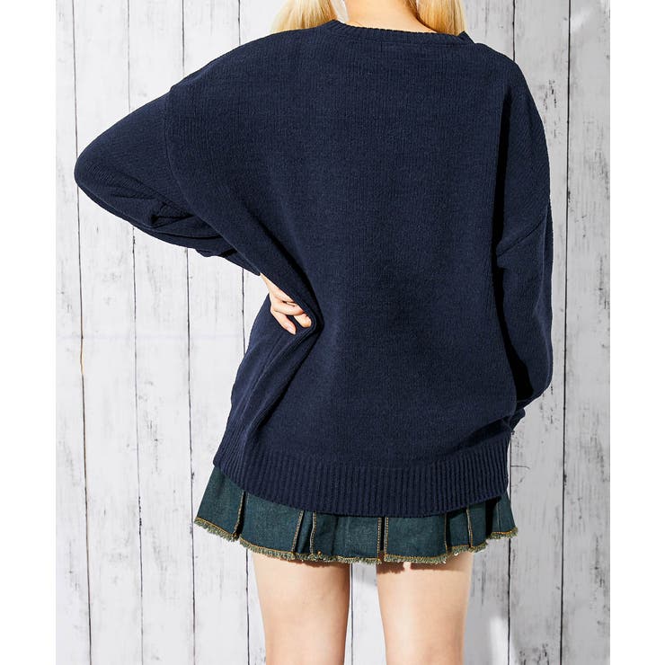 《カレッジロゴ×ナンバリング》レディース モールニット プルオーバー | GORGE  | 詳細画像12 