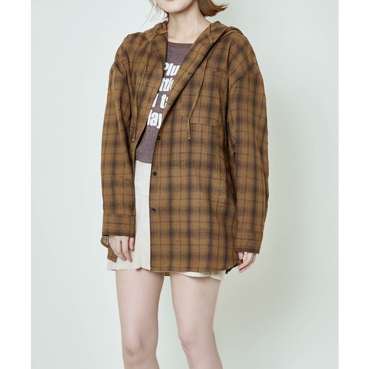 オレンジ | レディース チェック柄 シャツ | GORGE 