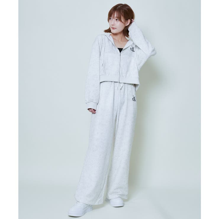 レディース ジップアップパーカー 長袖[品番：GORW0010287