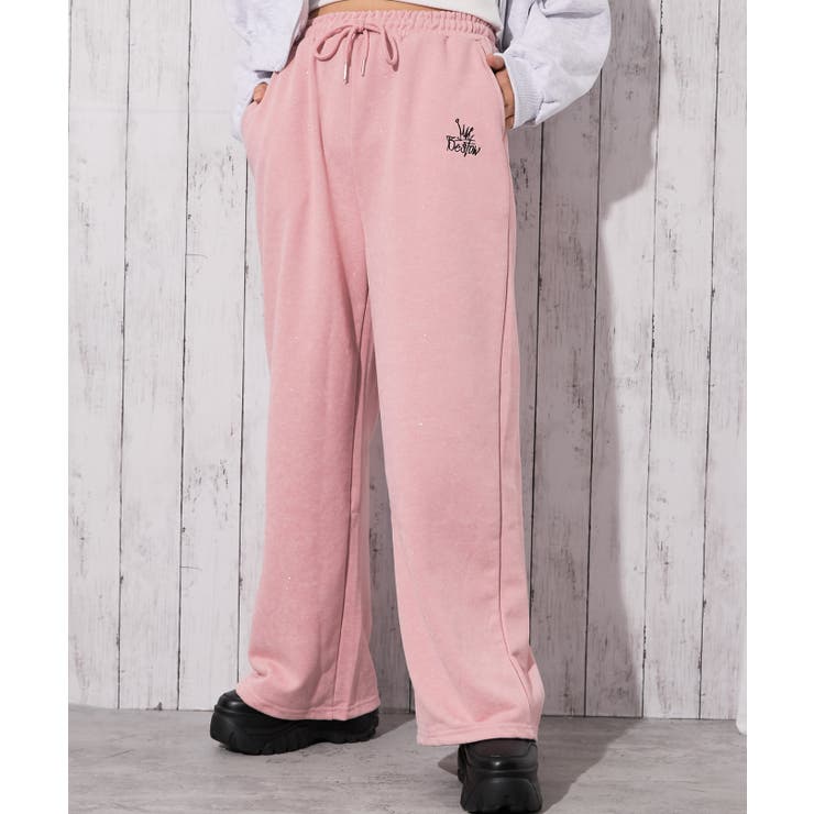 裏毛スウェットパンツ ワイドフィット カジュアル◎[品番：GORW0010305