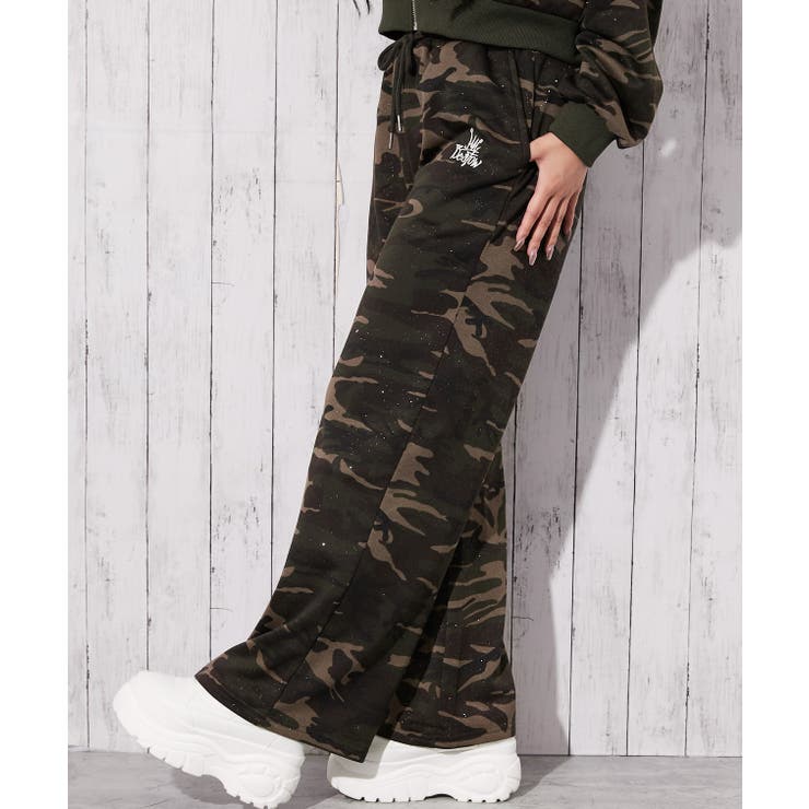 裏毛スウェットパンツ ワイドフィット カジュアル◎[品番：GORW0010305