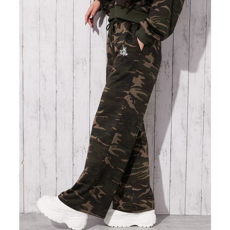 裏毛スウェットパンツ ワイドフィット カジュアル◎[品番：GORW0010305