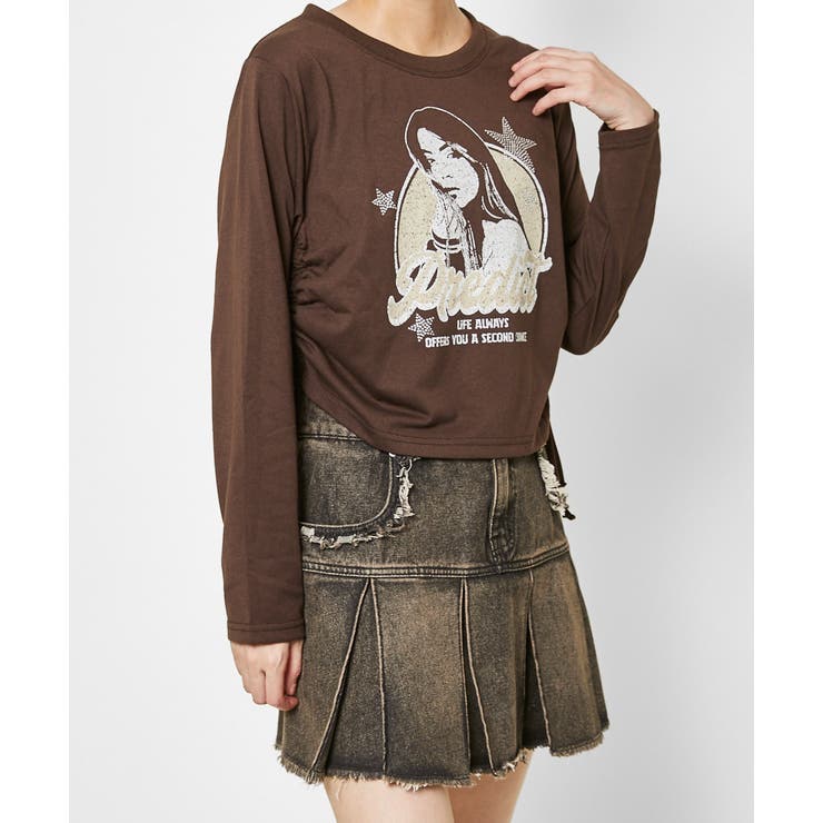 レディース 長袖カットソー サイドドロスト | GORGE  | 詳細画像8 